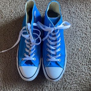 Blue High Top Converse